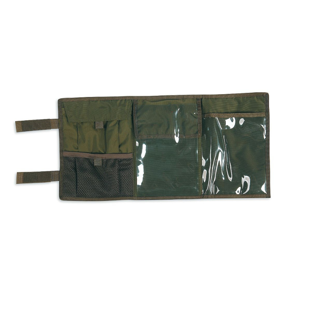 Porte-carnet Pilote TT Pilotpad vert olive de Tasmanian Tiger avec poches dépliables et protection contre la pluie