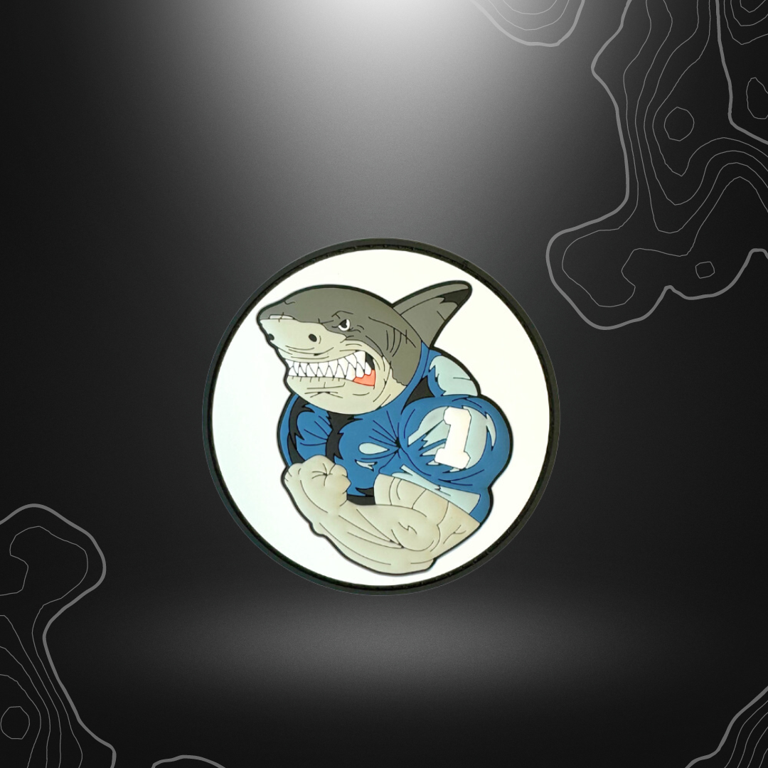 Patch de requin en PVC pour décoration ou réparation