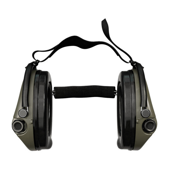 Suprême Pro-X Serre-nuque casque anti-bruit de Sordin, adapté pour un casque tactique, avec réduction sonore, systèmes SordinHEAR2 et coquilles repliables pour