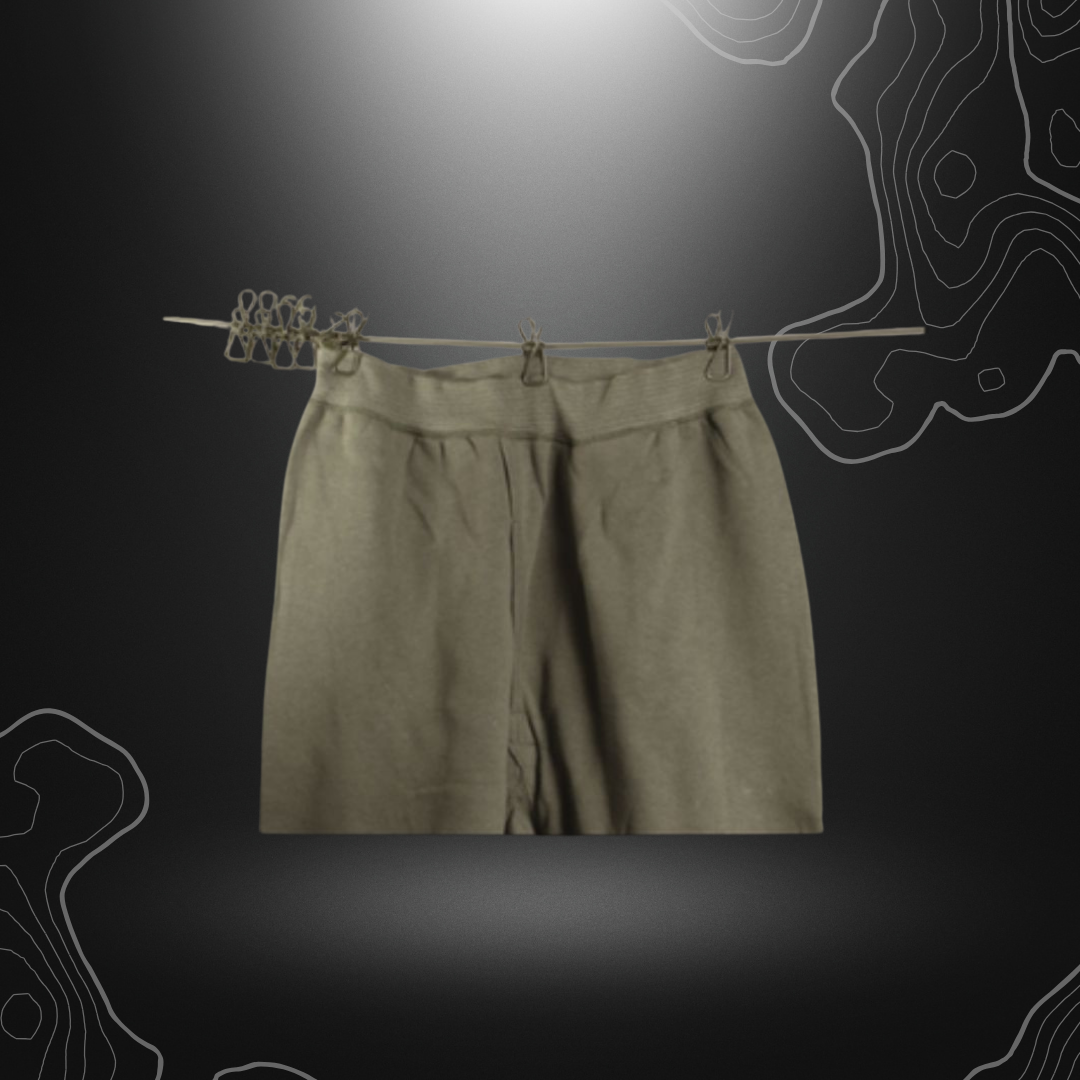 Corde à linge vert olive en polypropylène de 110 cm avec 8 pinces en acier par Mil-Tec