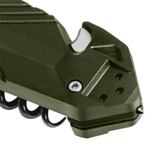 Couteau pliant Cac de TB Outdoor avec lame mixte et tire-bouchon, fabriqué en France