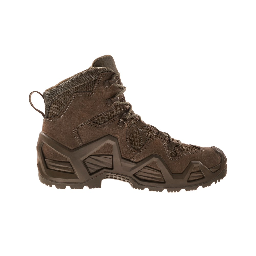 Chaussures Zephyr GTX Mid MK2 marron Lowa, améliorées pour une plus grande durabilité et performance, avec semelle intermédiaire isolante, tige résistante, œillet de