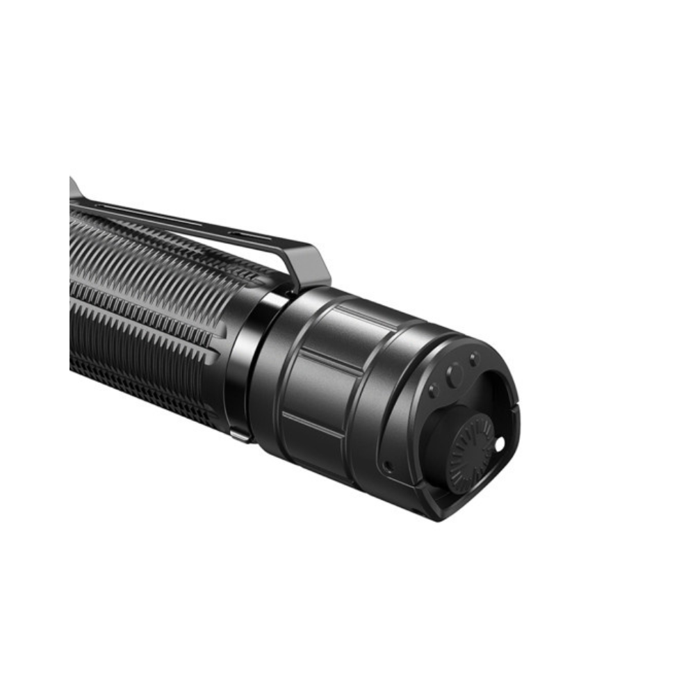 Lampe tactique rechargeable XT11GT PRO V2.0 noir 3300 lumens de Klarus avec prise USB-C, double interrupteur et fonction brise-vitre