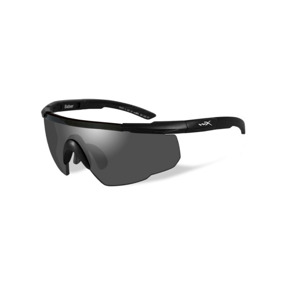 Balistique Saber Advanced Lunettes de protection avec verres interchangeables de WileyX, offrant une protection optimale contre les impacts balistiques, une adaptabilité à différentes conditions d'éclairage, et une protection à 100%