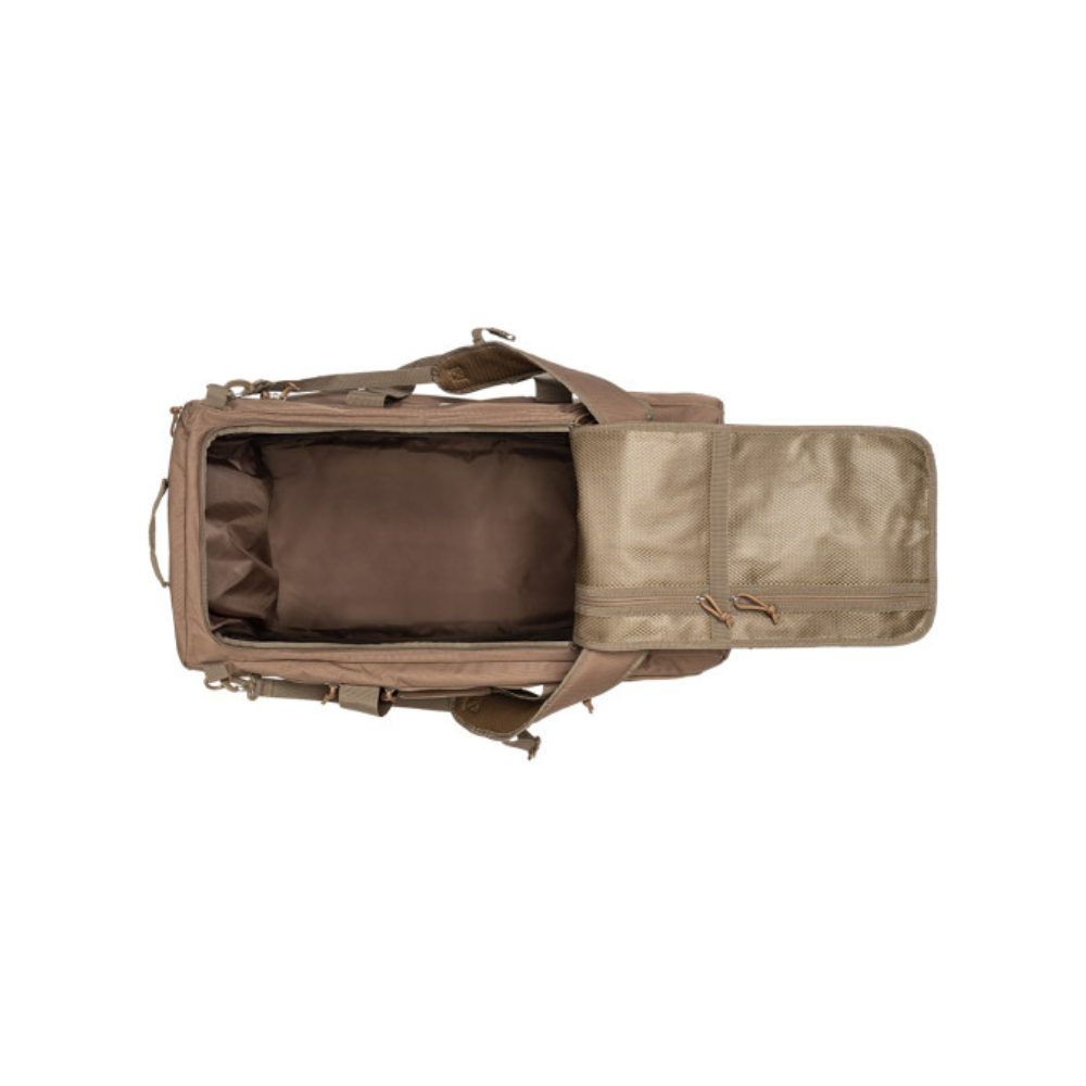 Robuste sac de transport 90L Transall en polyester résistant, transformable en sac à dos, avec multiples poches et options de portage - A10 Equipment