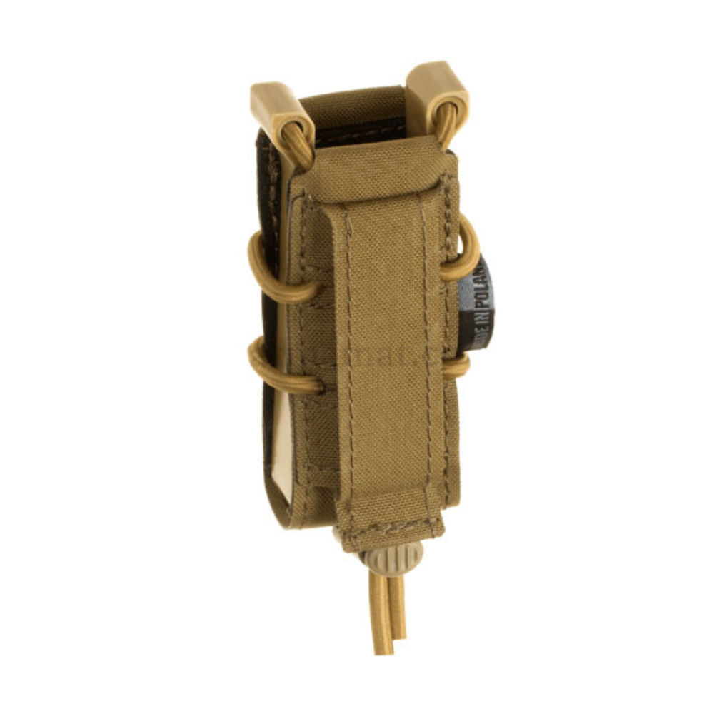 Porte chargeur simple PA 9MM Coyote de Templar's Gear, pochette ultralégère de qualité supérieure pour un chargeur de pistolet