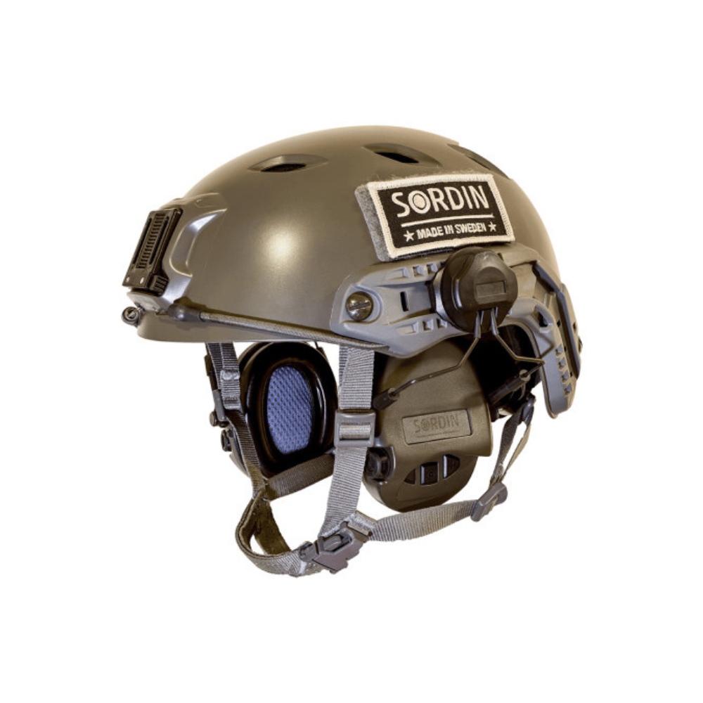 Fixation ARC-rail pour casque anti-bruit Sordin Suprême Pro-X SLIM et SFA sur casque tactique