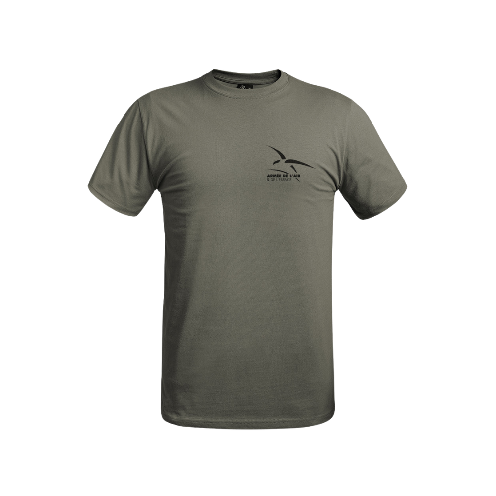 Logo de l'Armée de l'Air et de l'Espace sur le t-shirt Strong en coton couleur tan de A10 Equipment