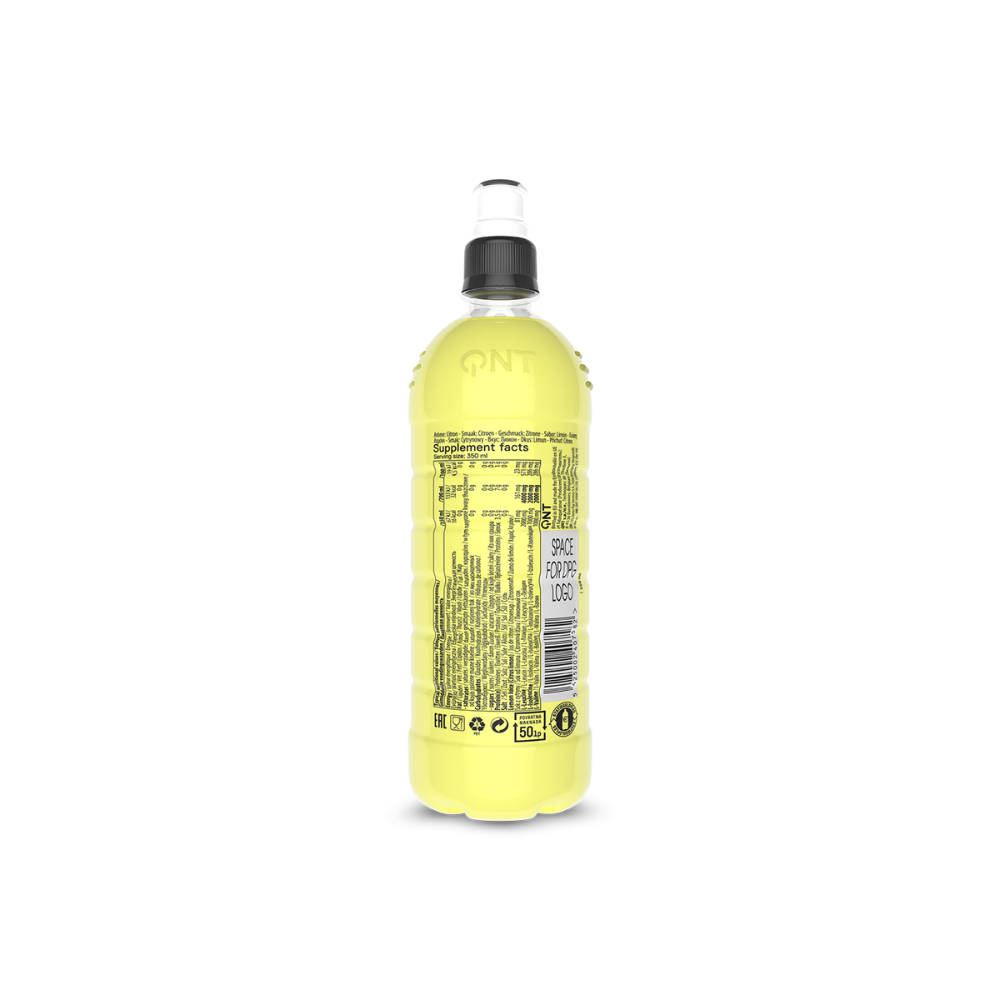Boisson hydratante BCAA's 8000 au citron 700ml de QNT pour la récupération musculaire et la croissance optimale.