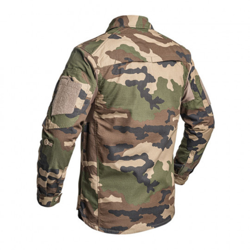 Chemise de combat FIGHTER en tissu Ripstop résistant, traité TEFLON et IR-PROTECT, avec de nombreuses poches, par A10 EQUIPMENT