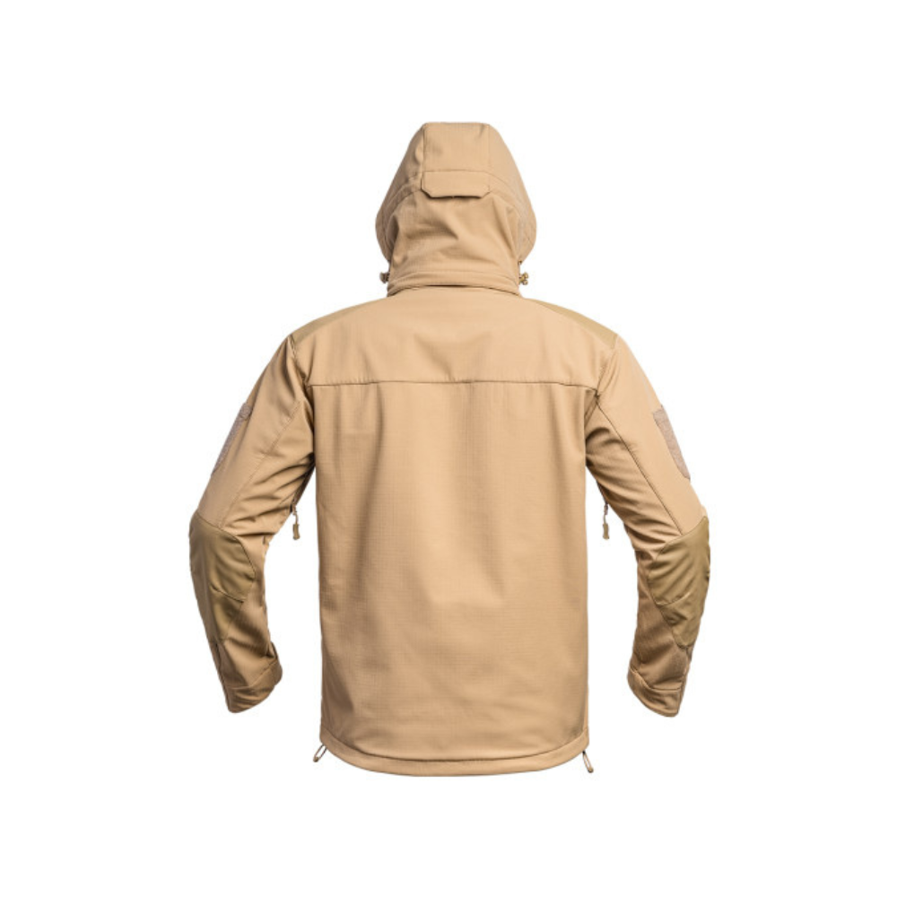 Veste militaire durable et fonctionnelle V2 Softshell Fighter par A10 Equipment avec technologie Soft-shell 3 layers et renforcements Cordura