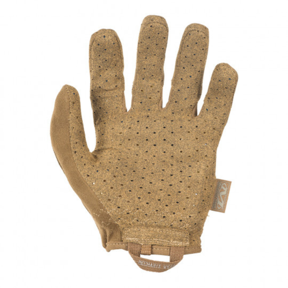 Gants de palpation Specialty Vent de Mechanix pour temps chaud, avec aération optimale et compatibilité écran tactile, disponibles en tan et noir