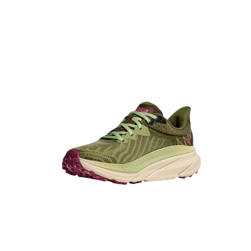 Chaussures de trail et de route pour femme Challenger 7 ATR de Hoka avec tige en mesh et semelle extérieure optimisée pour l'adhérence