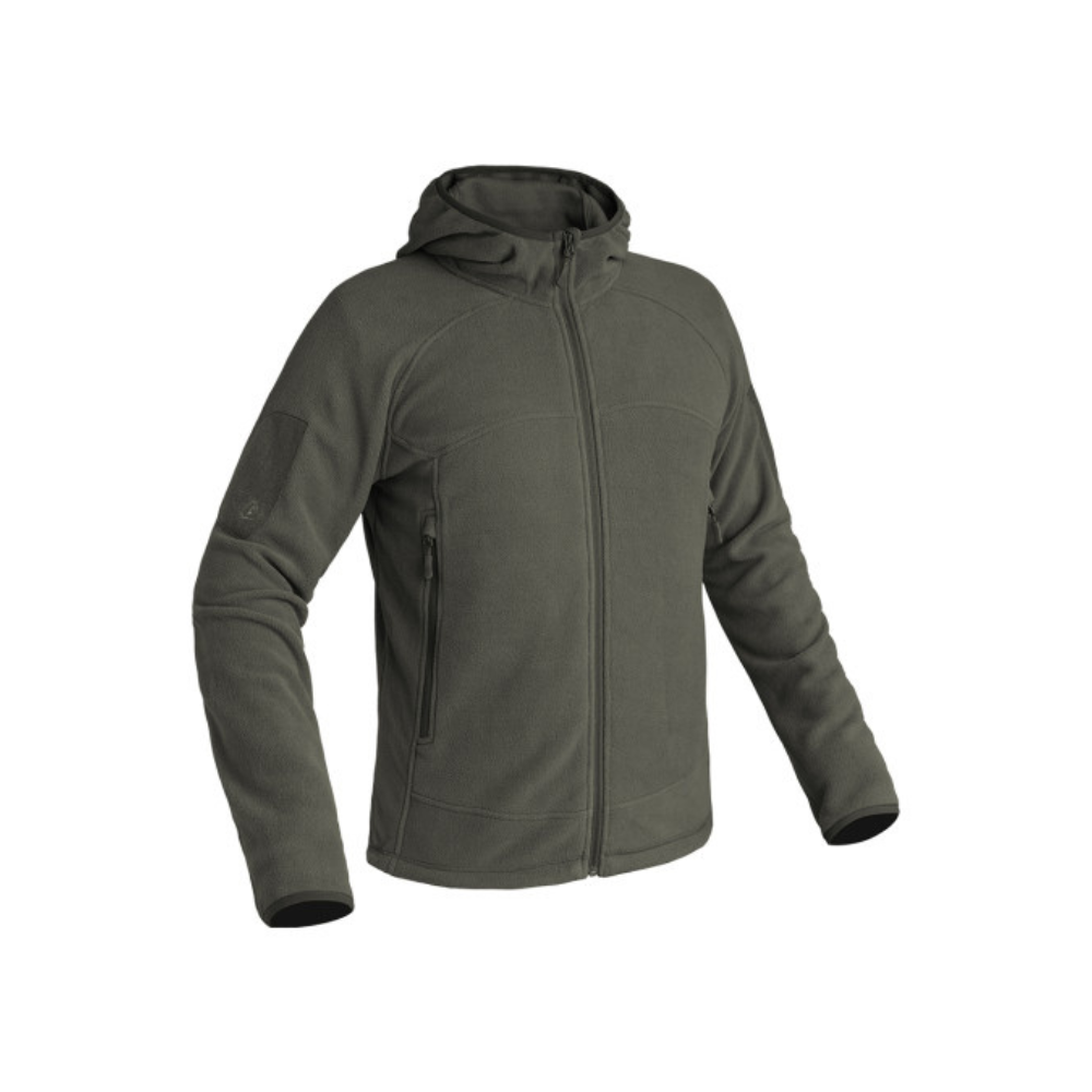 Veste polaire Instructor de la marque A10 Equipment, alliant fonctionnalité, résistance et confort grâce à son tissu Fleece-Tech, sa coupe fit, sa capuche doublée polaire et ses cout