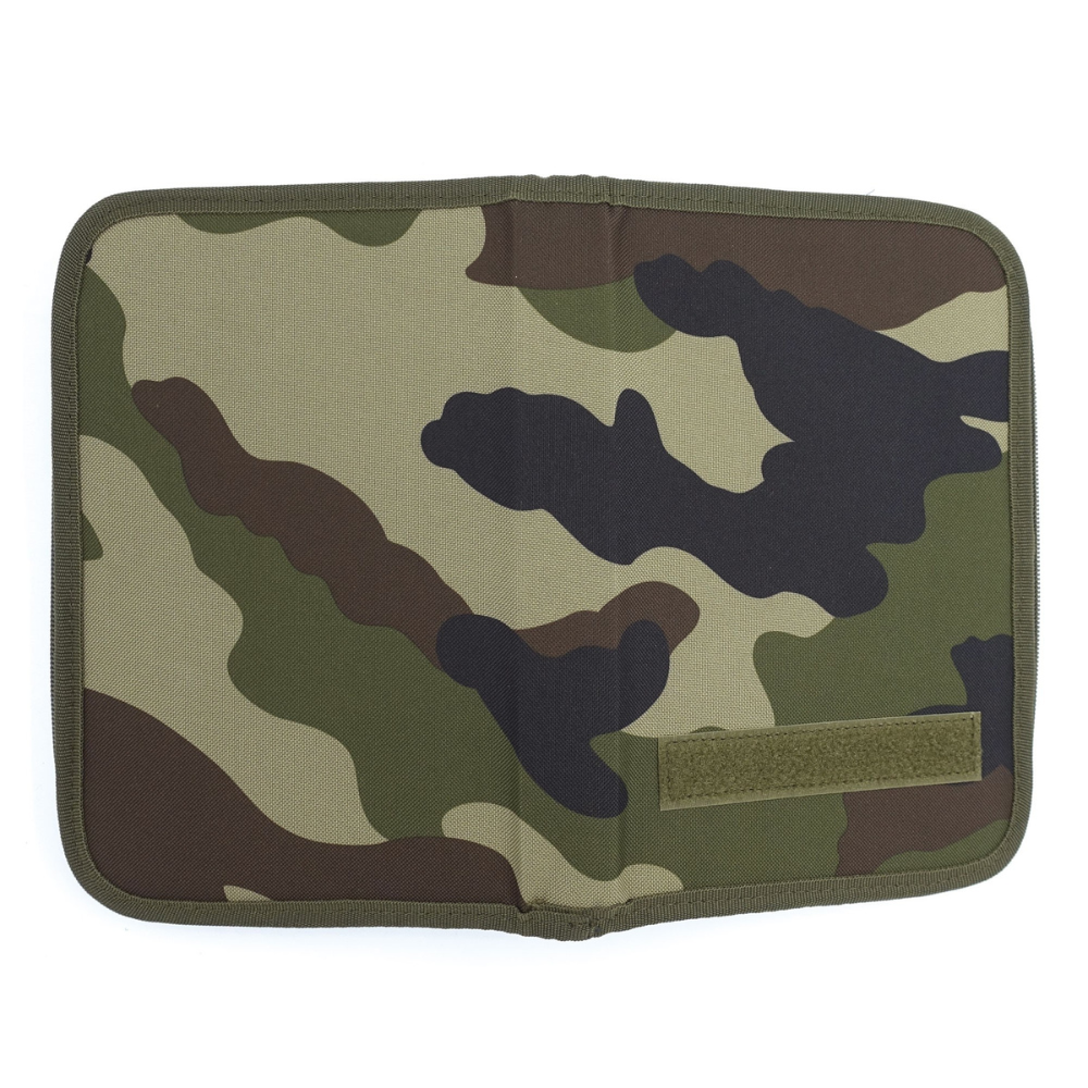 Porte-documents Opex A5 en polyester avec bloc-notes, multiples poches et fermeture éclair