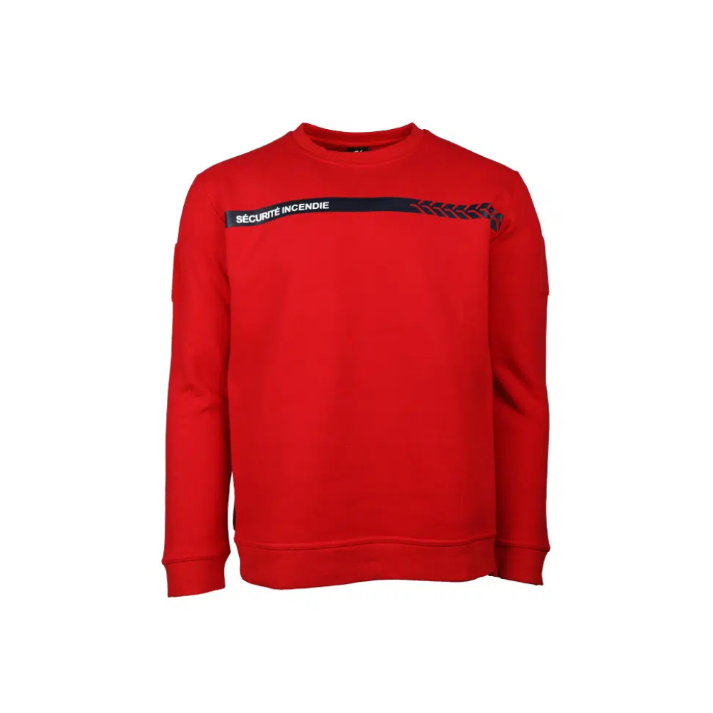 Sweat de sécurité incendie rouge, confortable et fonctionnel, de la marque GK SAFETEK®