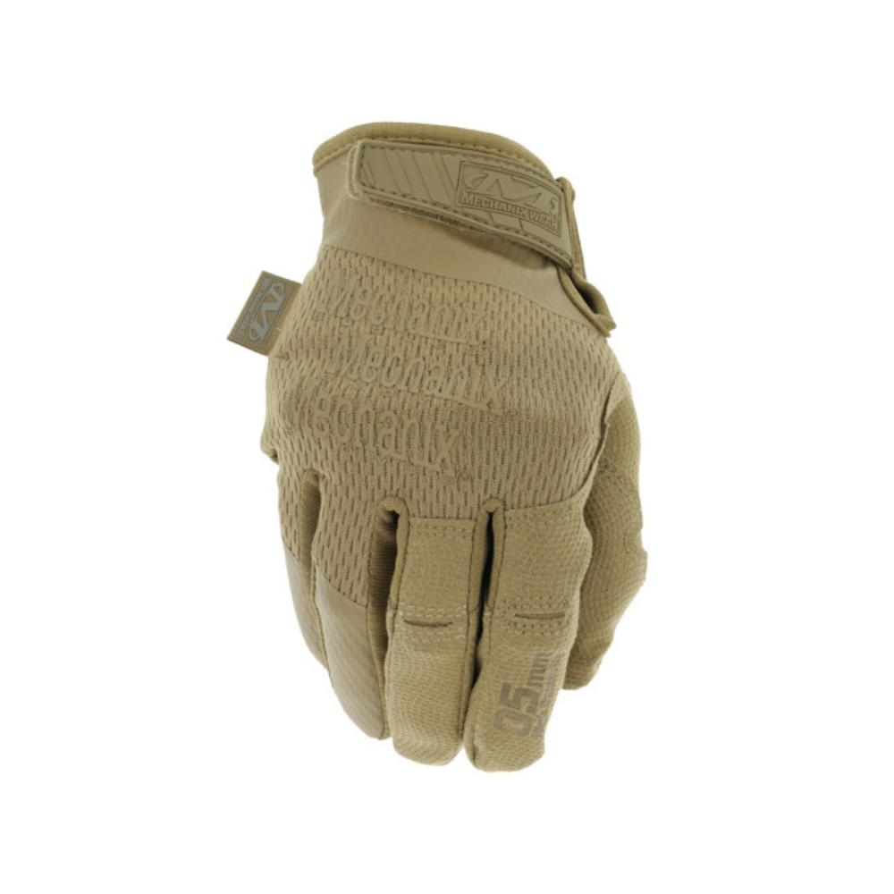Gants de palpation Specialty 0.5 mm de Mechanix avec dessus en tissu respirant et dessous en microfibre pour sensibilité tactiles, ajustement par auto-agrippant et certification CE 1121