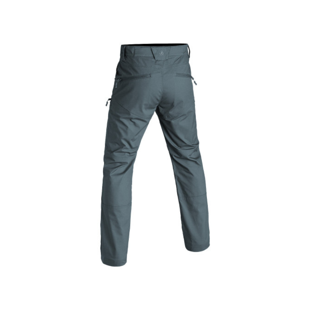 Vue du pantalon V2 Instructor de A10 Equipment, robuste et polyvalent avec coupe ergonomique et traitement Teflon, disponible en vert olive, gris béton et noir.