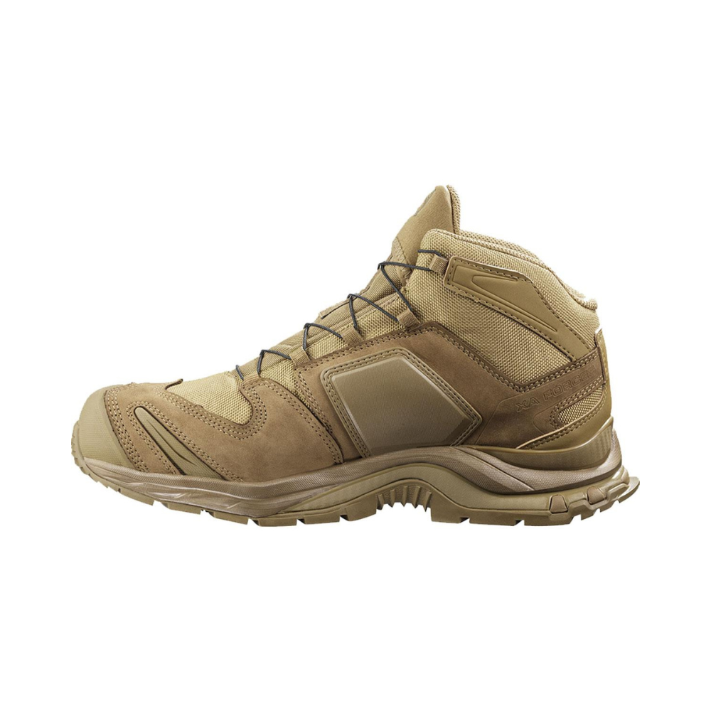 Chaussures Salomon XA Pro Mid Forces GTX Coyote résistantes et stables pour situations critiques