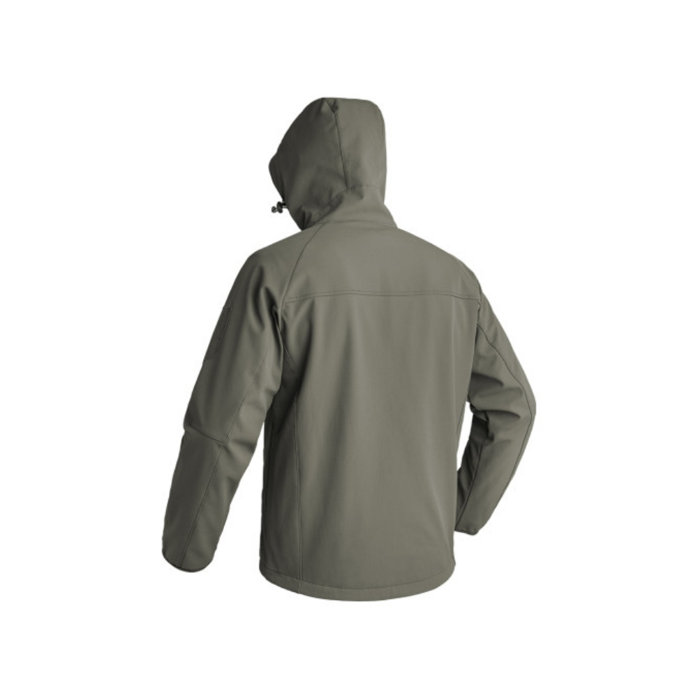 Veste Softshell Instructor de A10 Equipment, imperméable et respirante pour une performance optimale en milieu extérieur.