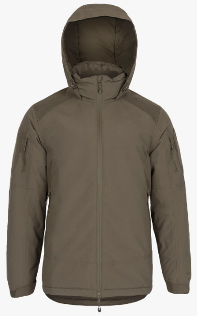 Veste d'hiver STOIRM Tactical vert olive de Highlander, imperméable, respirante et isolée avec Primaloft, renforcée avec Cordura sur du nylon Taslon pour une durabilité accrue