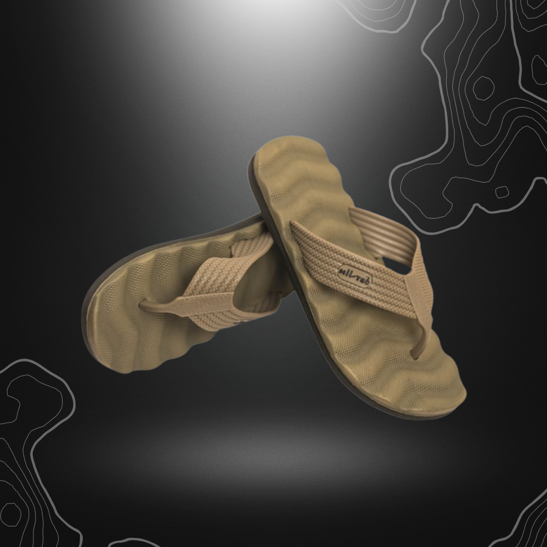 Sandales Claquettes Tongues Vert Olive Mil-Tec avec semelle en mousse EVA et larges brides pour un équilibre parfait