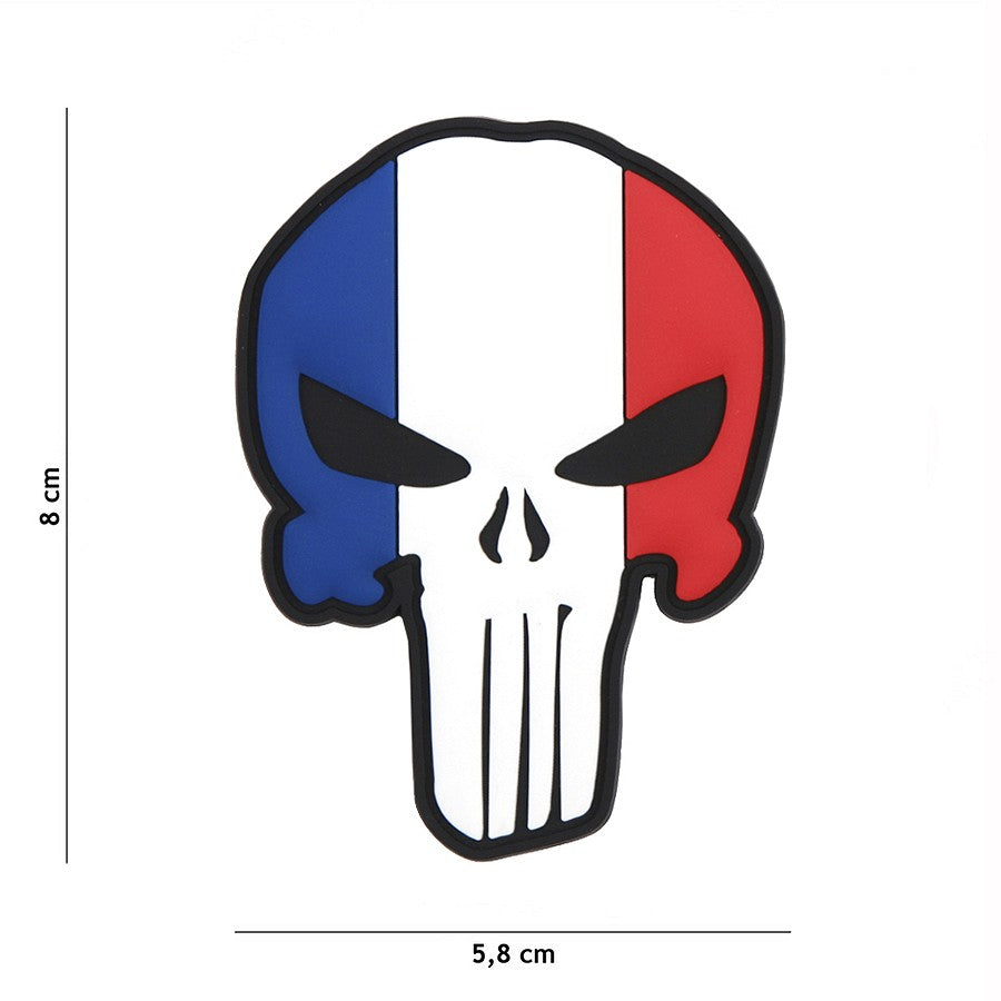 Écusson PVC Patch Punisher France pour vêtements