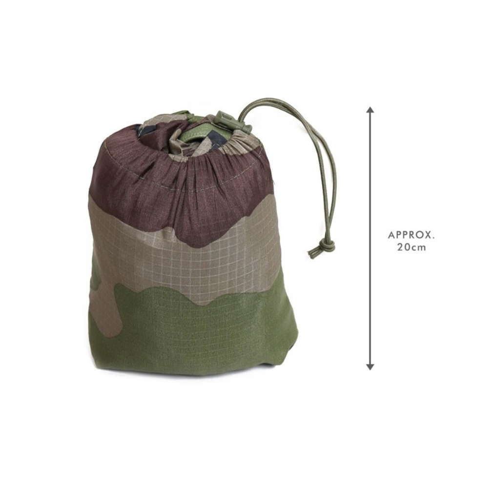 Veste imperméable légère Rainshield A310 v2 d'Arktis en camouflage Centre-europe avec fermetures Éclair étanches et poches multiples