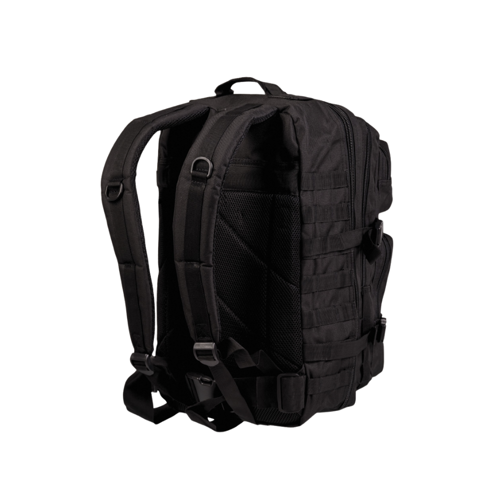 Mil-Tec Sac à dos US Assault Large 36L en polyester renforcé, avec rembourrage EVA, plusieurs compartiments et fixations-Molle.