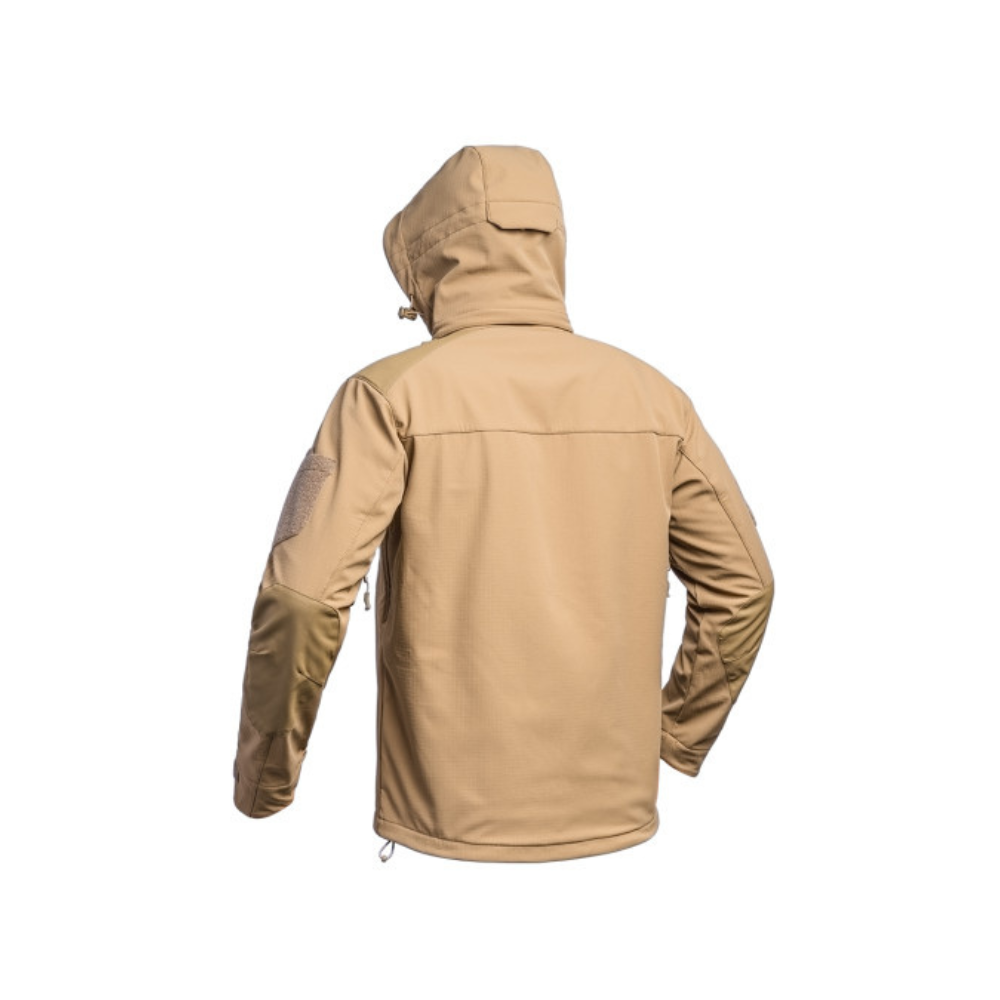Veste militaire Softshell V2 Fighter de A10 Equipment, résistante et ergonomique avec technologie imperméable et respirante