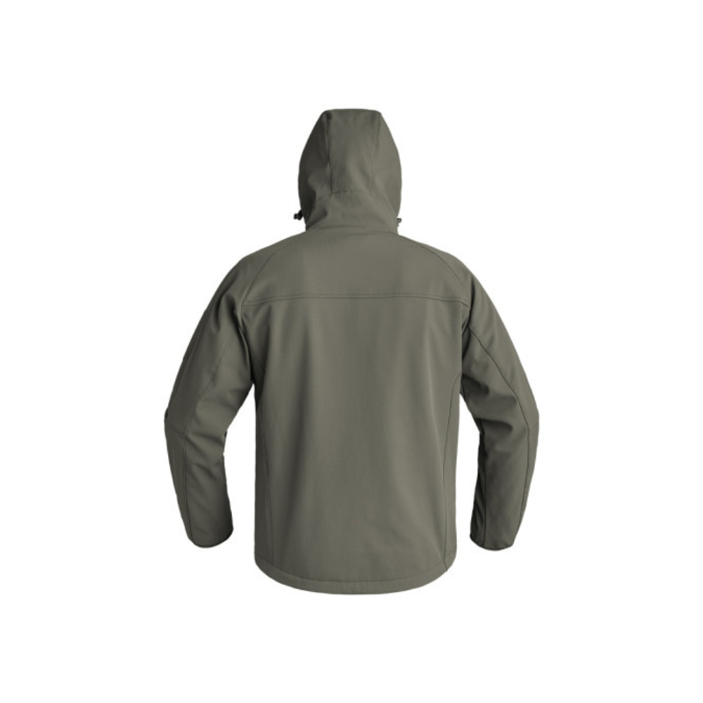Veste softshell Instructor de la marque A10 Equipment, imperméable, respirante et coupe-vent avec doublure polaire et technologie Soft-Shell 3 layers pour une utilisation quotidienne tout-terrain