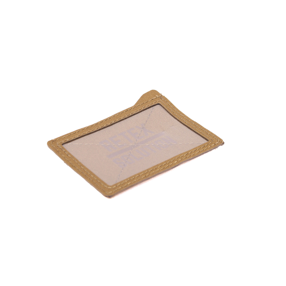 Porte carte velcro noir ou coyote pour carte d'identité militaire - Retex Solution