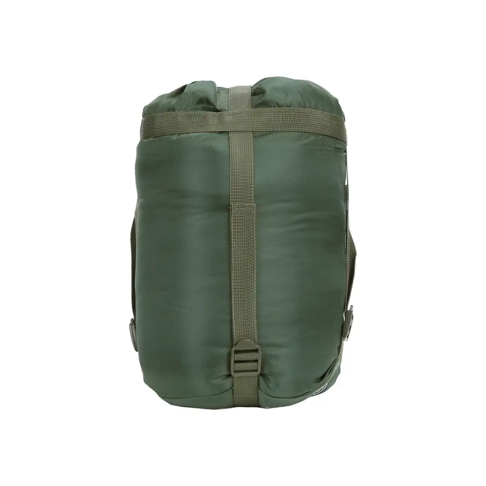 Image du sac de couchage Duvet Hiver Olif 35 Vert de BCB, conçu pour résister à des températures extrêmes jusqu'à -35°C.