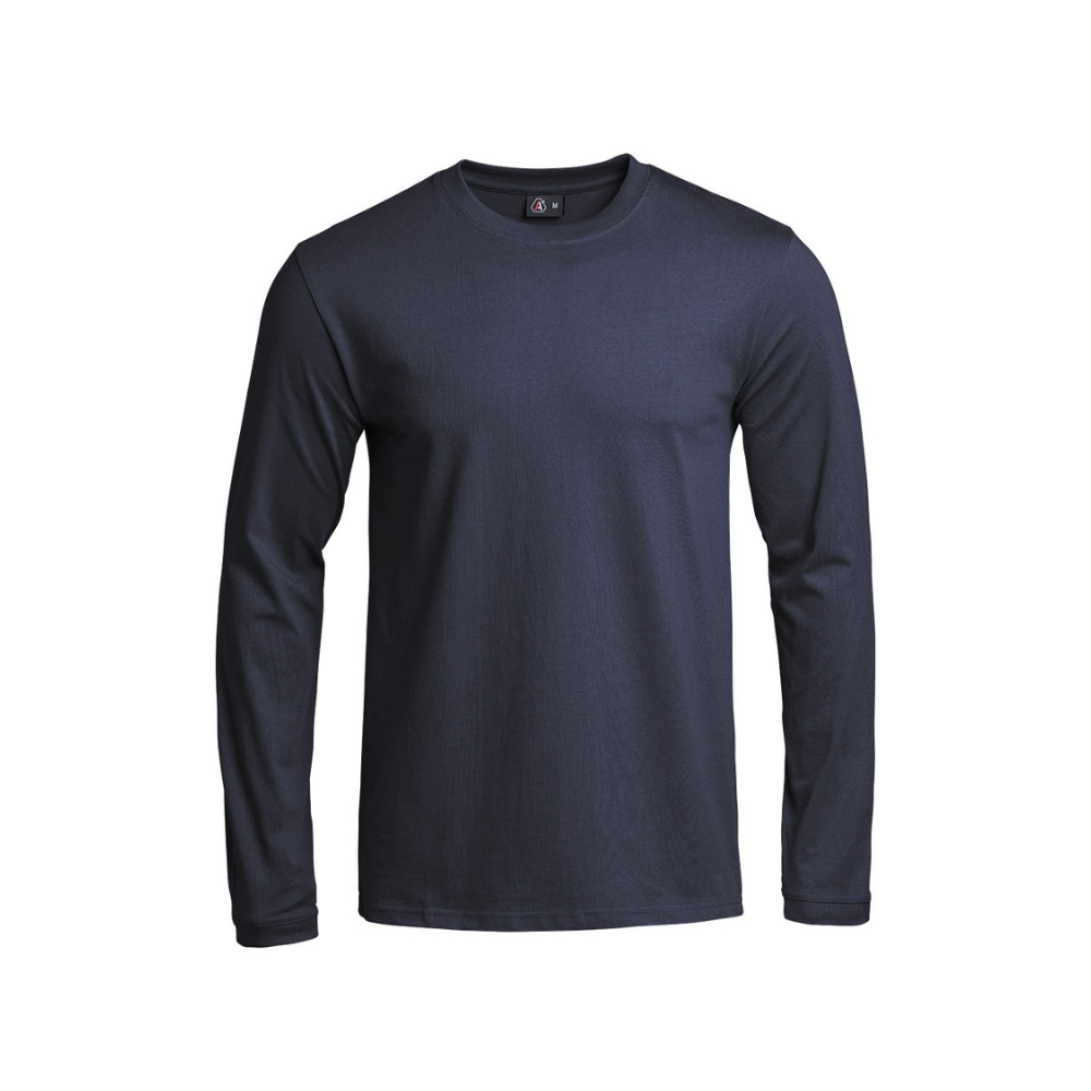 T-shirt Strong en coton à manches longues de A10 Equipment en couleur tan, tailles XS à 3XL, lavage à 30°