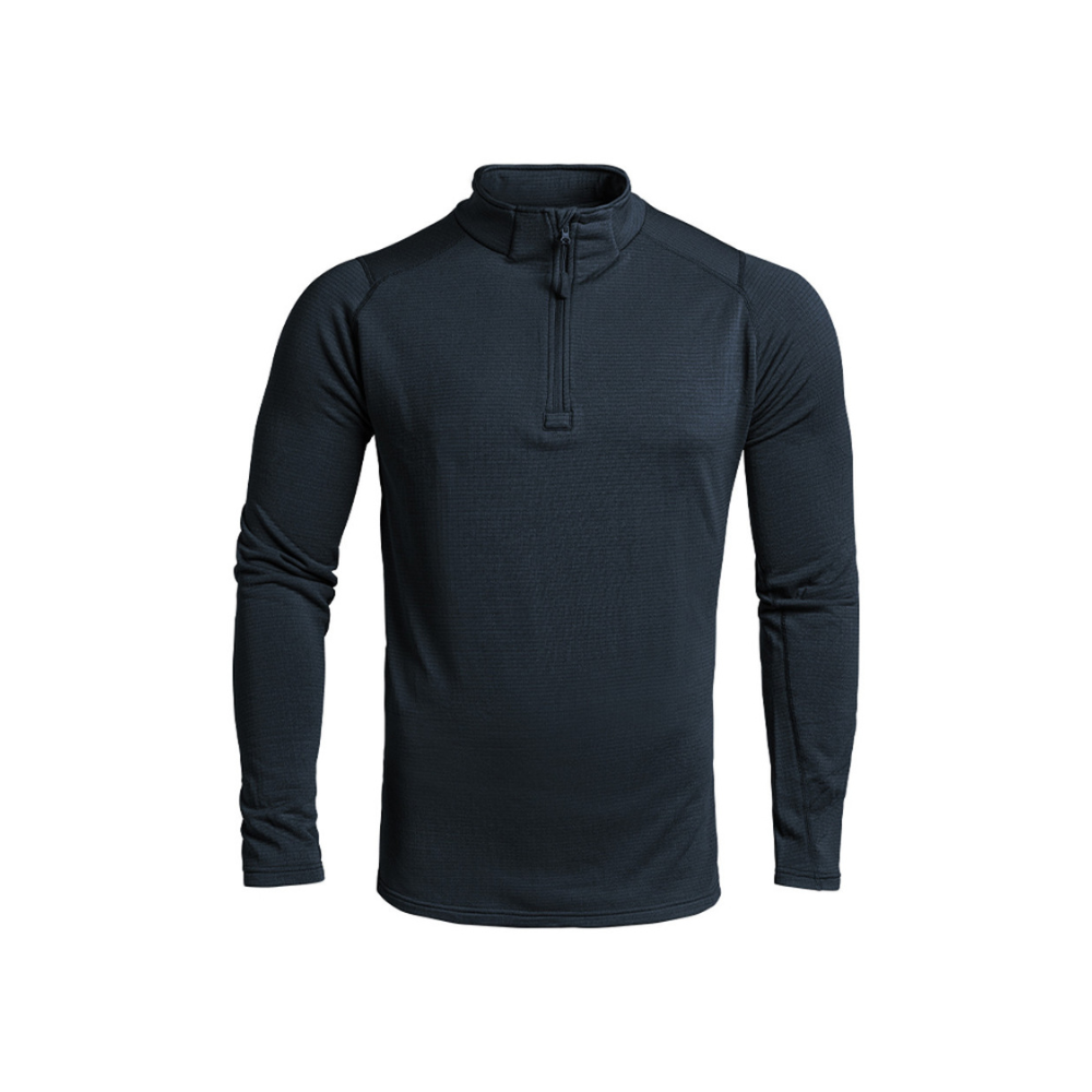 Sweat zip thermo-régulant A10 Equipment avec isolation thermique optimale pour températures de -10° à -20°C, doté d'une doublure polaire FLEECE TECH SQR pour un confort ultime