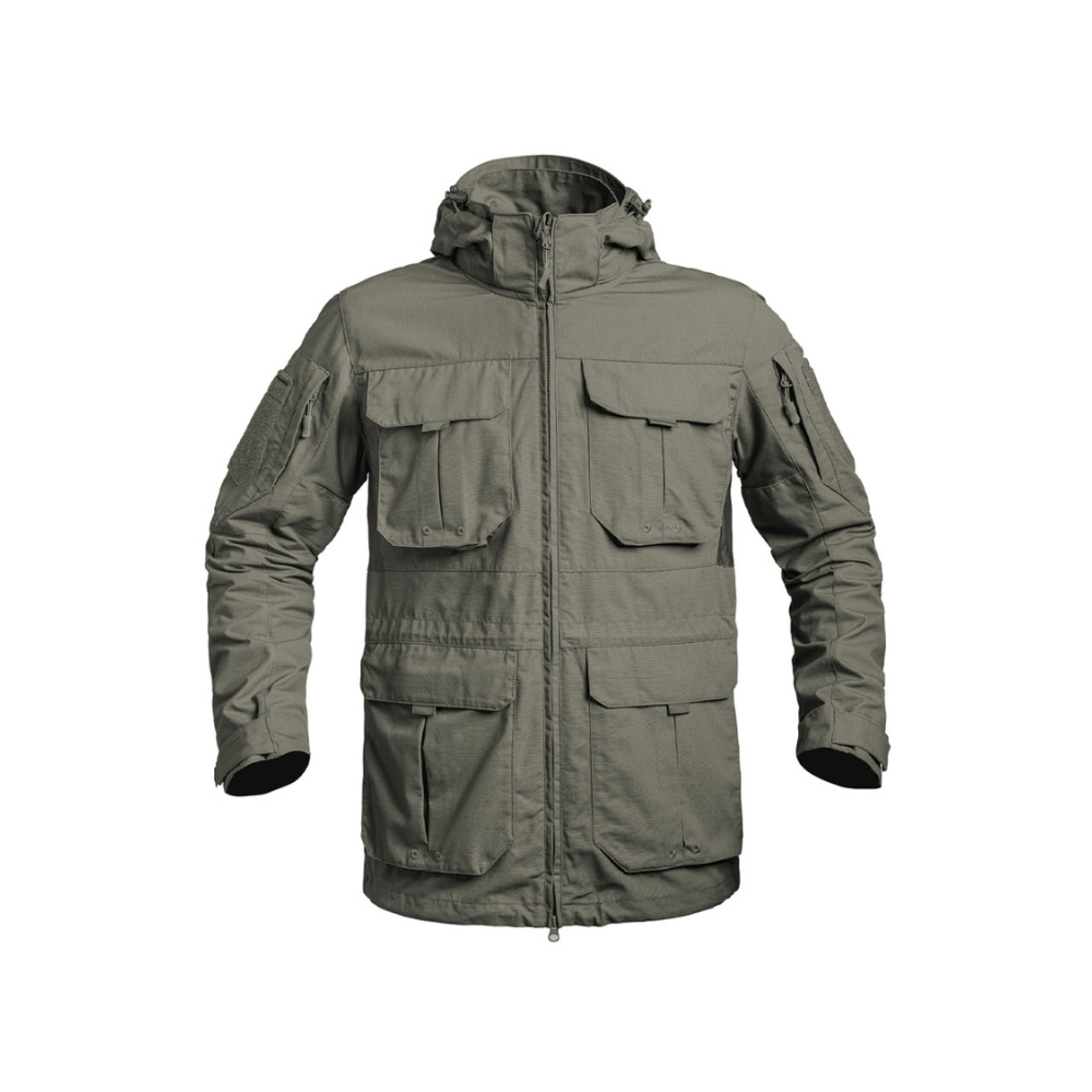 Veste longue militaire Fighter résistante et fonctionnelle par A10 Equipment