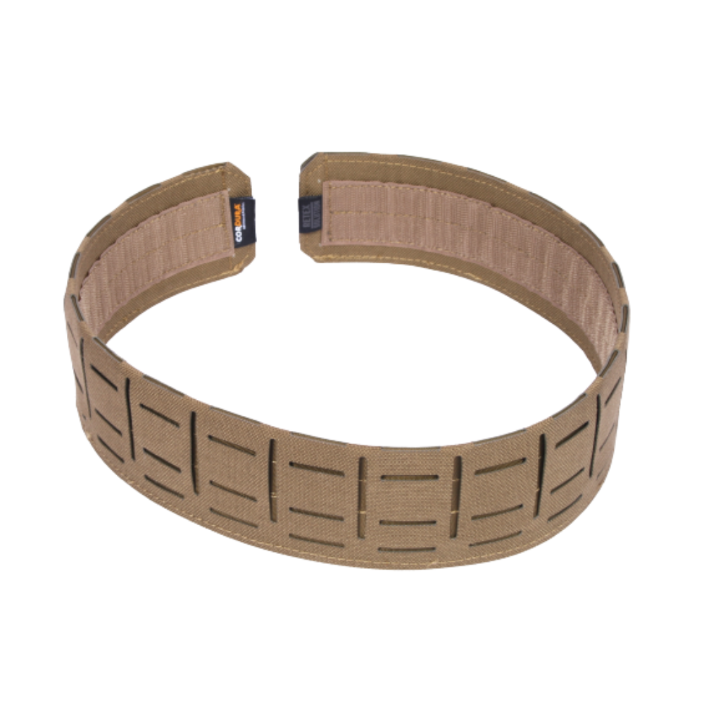 Ceinturon tactique ultralégère ISTC Tan avec sous-ceinture, fabriquée en Cordura 500D par Retex Solution