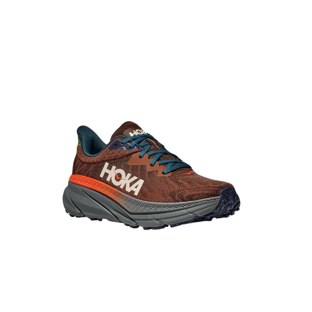 Chaussures de course Hoka Challenger ATR 7 pour homme, conçues pour la route et le trail, avec une tige en mesh et semelle extérieure réinventée pour une meilleure adhérence