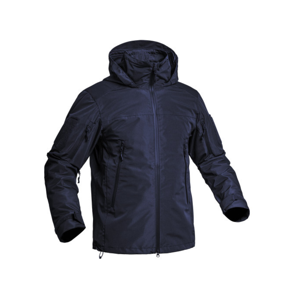 Parka Hardshell Fighter par A10 Equipment, veste militaire robuste et fonctionnelle avec technologie Hard-Shell et tissu Ripstop.