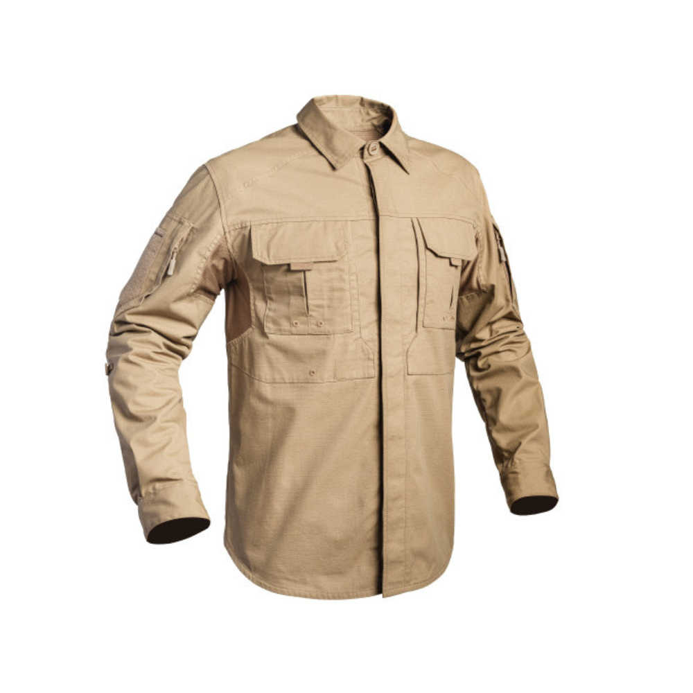 Chemise de combat Fighter d'A10 Equipment, résistante et fonctionnelle avec traitement Teflon et protection IR