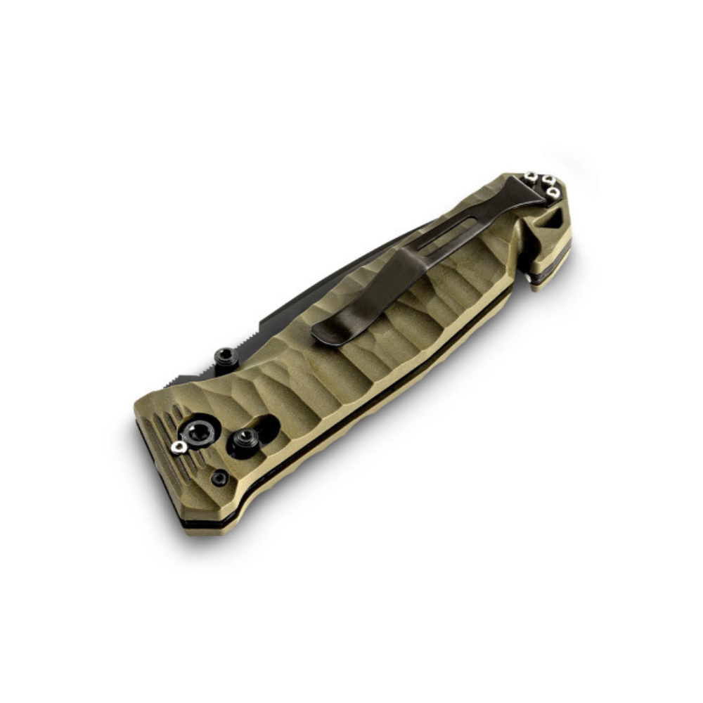 Couteau pliant Cac S200 Vengeur Edition TB Outdoor avec lame mixte et manche toxifié.