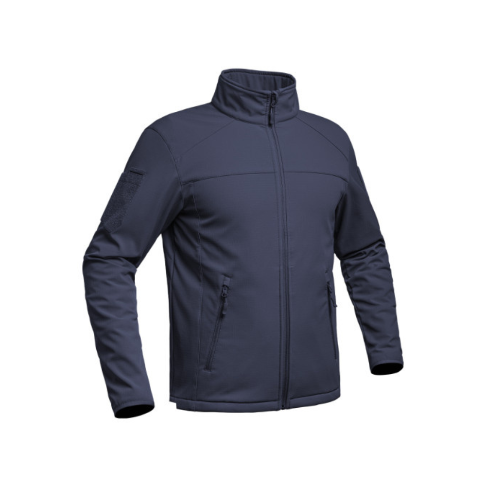 Veste Softshell Fighter Tan, résistante et technique, avec technologie SOFT-SHELL 3 LAYERS et tissu Ripstop, de la marque A10 Equipment