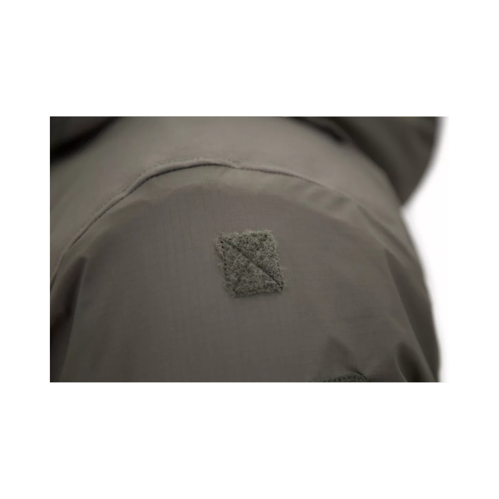 Veste MIG 4.0 de couleur olive de la marque Carinthia, conçue pour les unités spéciales, coupe-vent, hydrofuge et isolée avec G-Loft