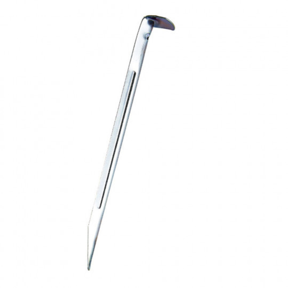 Kit de fixation pour bâche terrain de la gamme EXPÉDITION par A10 Equipment, incluant des cordes en nylon et des piquets métalliques résistants.