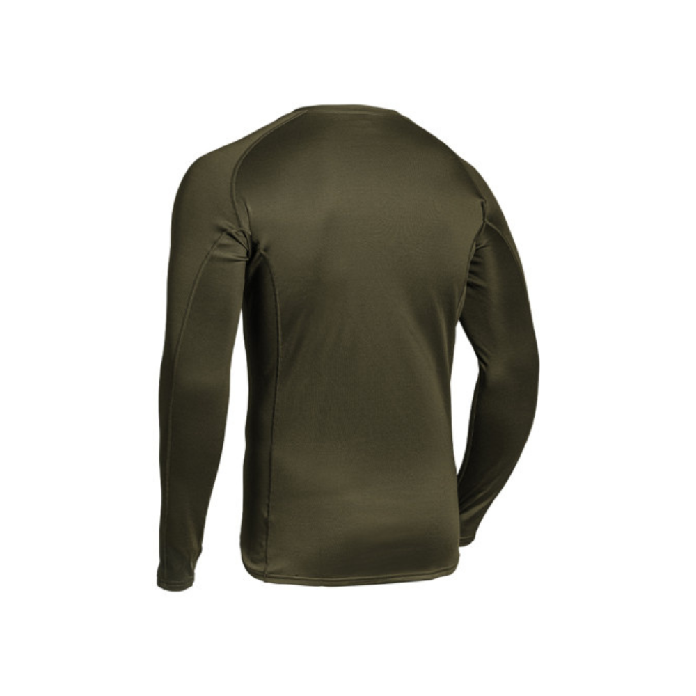 Maillot thermo-régulant THERMO PERFORMER de A10 EQUIPMENT, idéal pour climats froids entre 0 et -10°C, en nylon, polyester et élasthanne, disponible en tan, noir