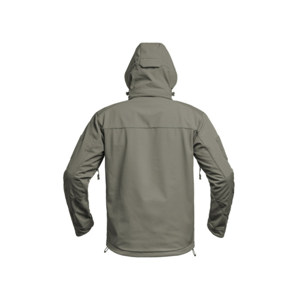 Veste Softshell V2 Fighter en tissu Ripstop 5.0 avec technologie SOFT-SHELL 3 LAYERS et doublure polaire FLEECE-TECH SQR par A10 EQUIPMENT
