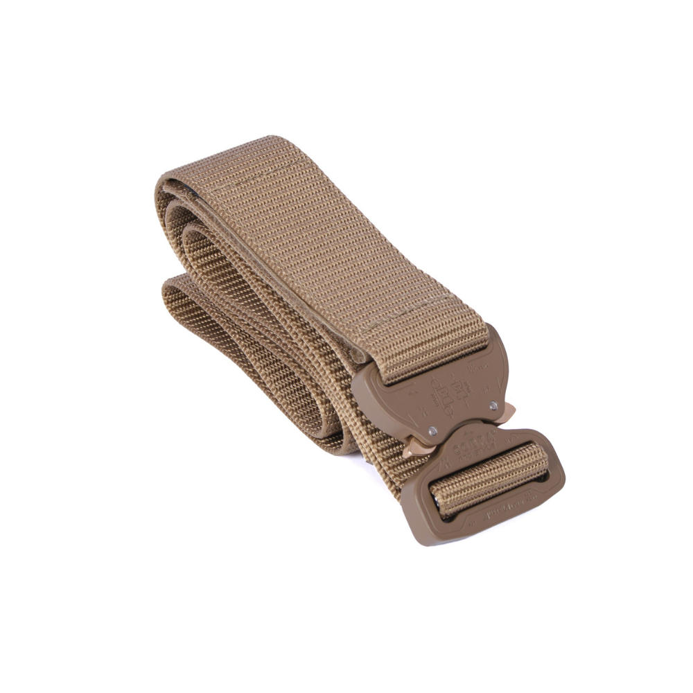 Ceinture tactique ISTC TAN de Retex Solution ultralégère et personnalisable avec système PALS/Molle et Cordura 500D
