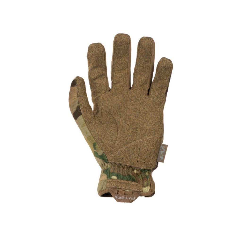 Gants de palpation Mechanix FastFit pour forces de l'ordre, avec tissu respirant TrekDry et sensibilité tactile, en couleurs tan, multicam, noir