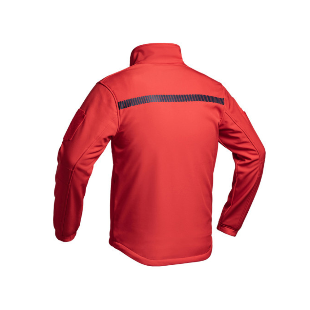 Veste Softshell de sécurité incendie rouge de la marque A10 Equipment