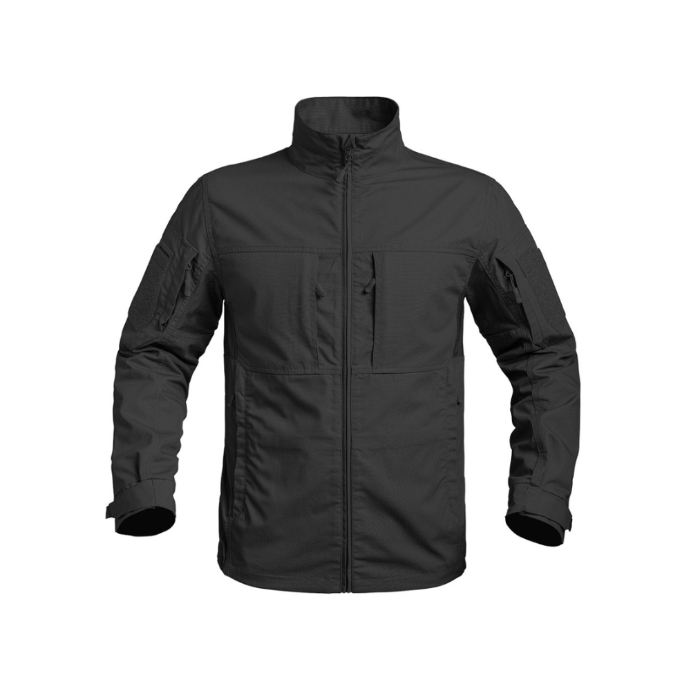 Veste courte Fighter de A10 Equipment en tissu Ripstop avec traitement Teflon et IR-Protect, adaptée aux besoins des combattants et offrant confort et liberté de mouvement.